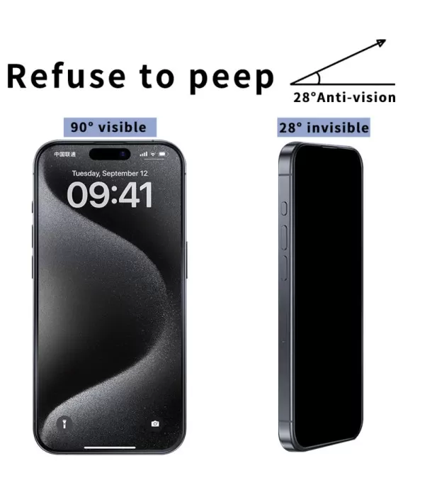 Premium Privacy  zaštitno kaljeno staklo Apple iPhone 16 Pro