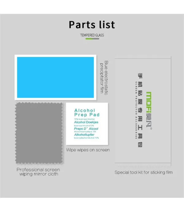 MOFI Premium Zakrivljeno Full Glue Zaštitno Staklo za Honor 200 Pro 5G