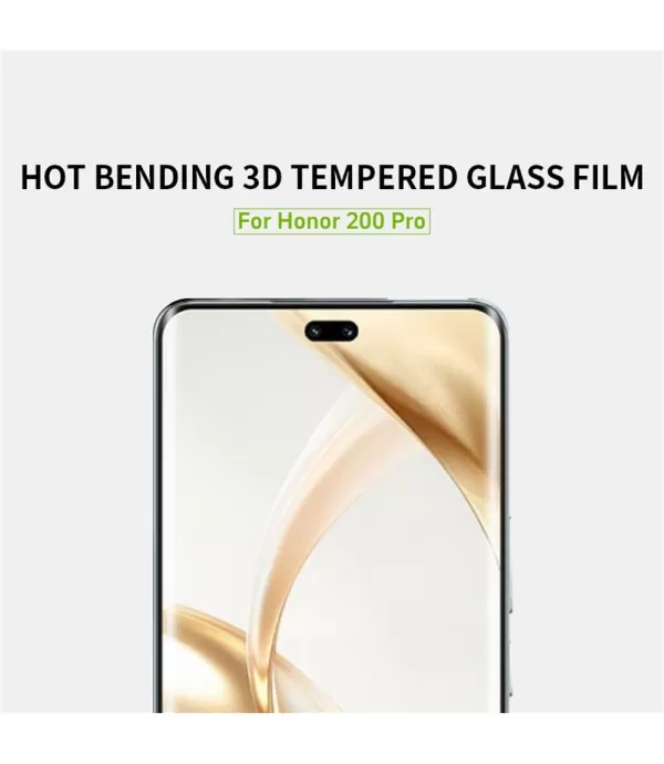 MOFI Premium Zakrivljeno Full Glue Zaštitno Staklo za Honor 200 Pro 5G