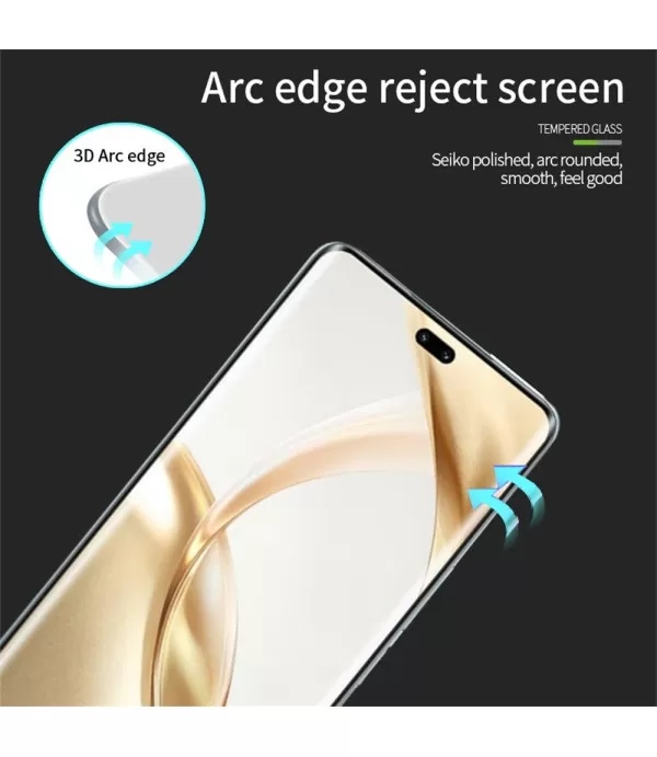 MOFI Premium Zakrivljeno Full Glue Zaštitno Staklo za Honor 200 Pro 5G