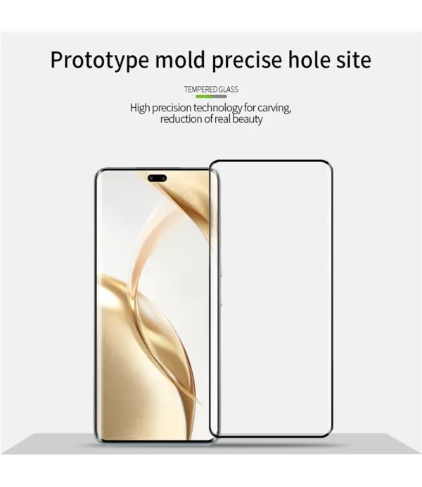MOFI Premium Zakrivljeno Full Glue Zaštitno Staklo za Honor 200 Pro 5G