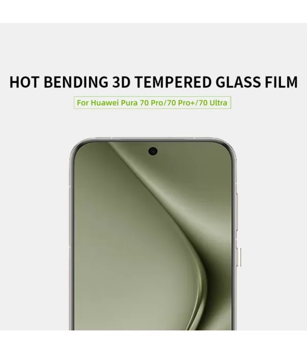 Premium silk print kaljeno staklo od ruba do ruba za Huawei Pura 70 Pro
