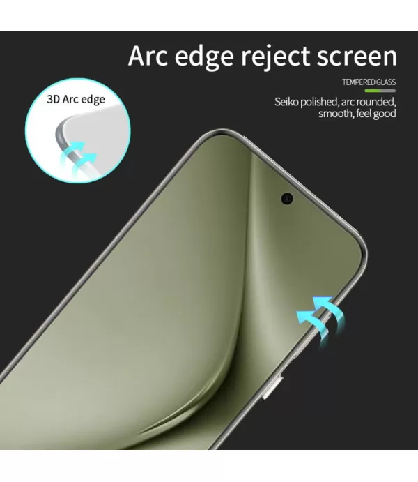 Premium silk print kaljeno staklo od ruba do ruba za Huawei Pura 70 Pro