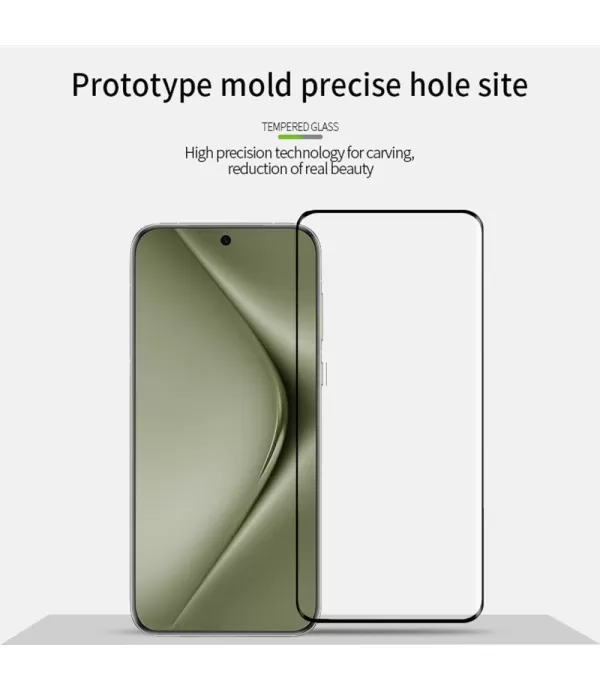Premium silk print kaljeno staklo od ruba do ruba za Huawei Pura 70 Pro