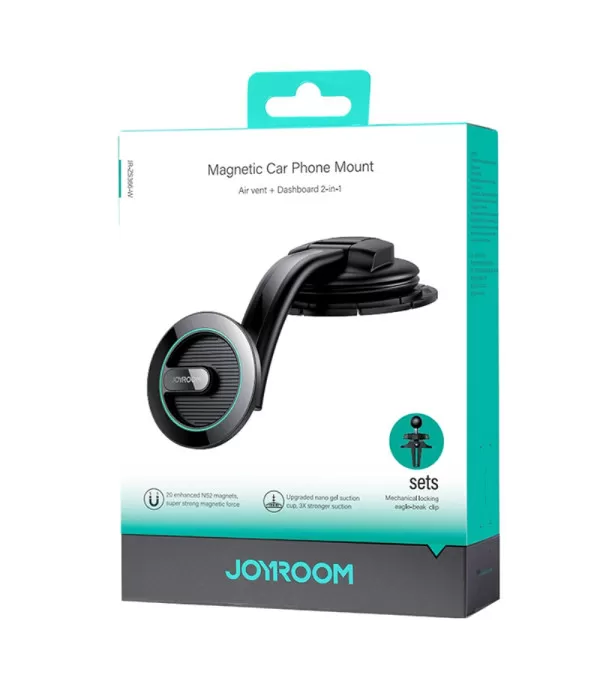 JOYROOM JR-ZS366-W Magnetski držač za telefon za ventilacijski otvor i nadzornu ploču