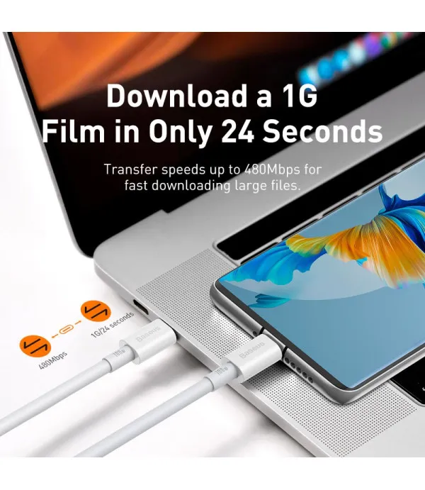 BASEUS Superior Serija kabel za brzo punjenje Type -C na Type C  100W 2m