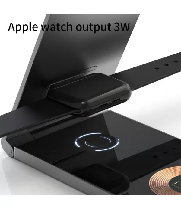 Premium sklopivi stalak nosač i magnetski bežični punjač 15W za iPhone ili Android mobitele