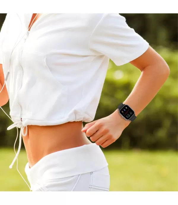Mekani glatki silikonski remen za sat 20mm za Galaxy Watch, Garmin Forerunner 645 itd.