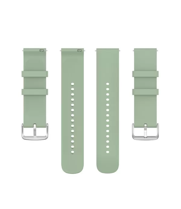 Mekani glatki silikonski remen za sat 20mm za Galaxy Watch, Garmin Forerunner 645 itd.