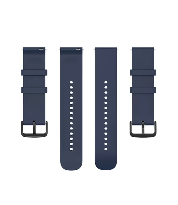 Mekani glatki silikonski remen za sat 20mm za Galaxy Watch, Garmin Forerunner 645 itd.