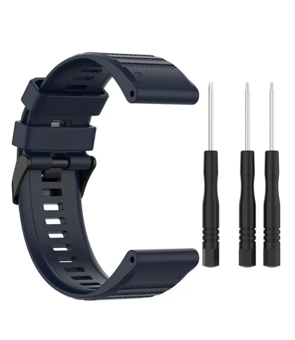Silikonski remen za sat Garmin Fenix 5, 6, Forerunner 22mm bez brze kopče