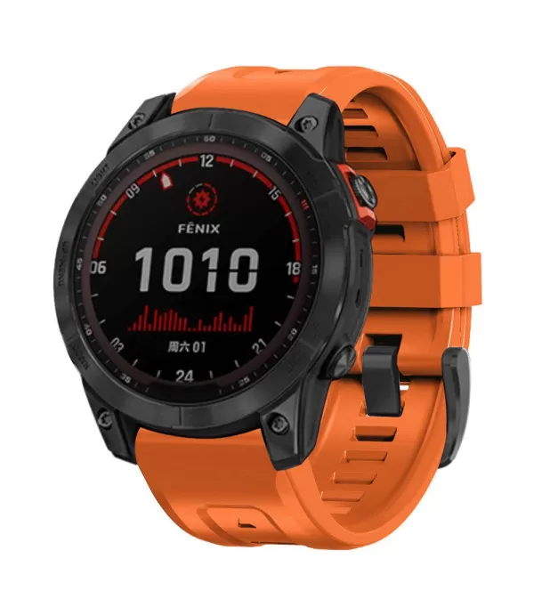 Silikonski remen s brzom kopčom sat Garmin Fenix 7, Fenix 6, Fenix 5 22mm