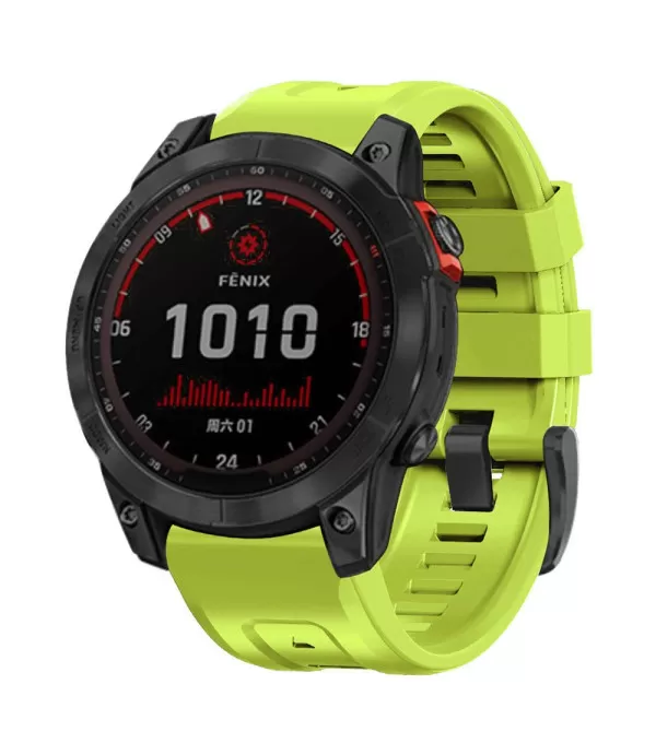 Silikonski remen s brzom kopčom sat Garmin Fenix 7, Fenix 6, Fenix 5 22mm