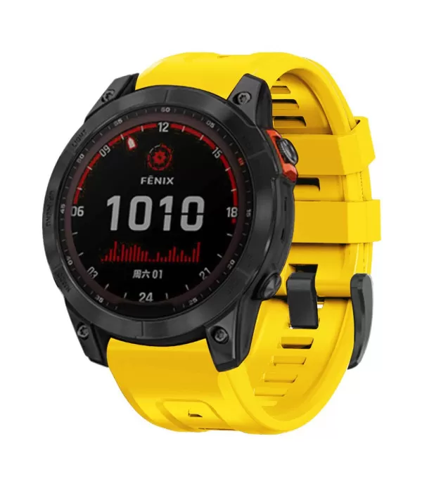 Silikonski remen s brzom kopčom sat Garmin Fenix 7, Fenix 6, Fenix 5 22mm