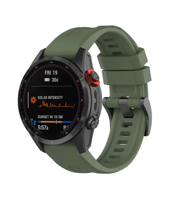 Silikonski remen s brzom kopčom sat Garmin Fenix 7s, Fenix 6s, Fenix 5s 20mm