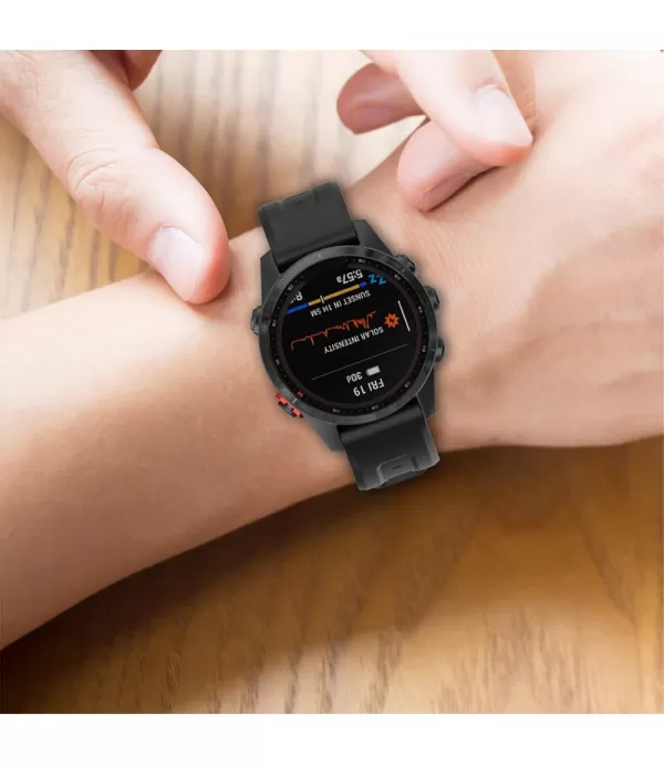 Silikonski remen s brzom kopčom sat Garmin Fenix 7s, Fenix 6s, Fenix 5s 20mm