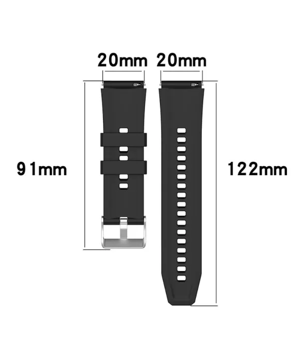 Samsung Galaxy Watch, Huawei Watch GT2 42mm, GT3 42mm zamjenski remen 20mm