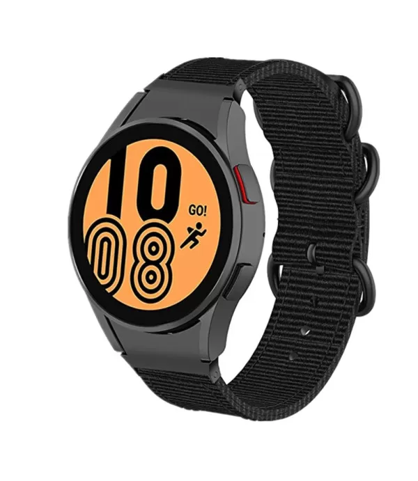 Nylon serija zamjenski remen s tri kopče za sat Samsung Galaxy Watch 4, 5, 6 Nylon serija zamjenski remen s tri kopče za sat Samsung Galaxy Watch 4, 5, 6