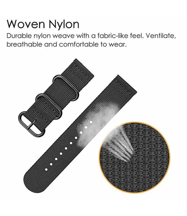 Nylon serija zamjenski remen s tri kopče za sat Samsung Galaxy Watch 4, 5, 6 Nylon serija zamjenski remen s tri kopče za sat Samsung Galaxy Watch 4, 5, 6
