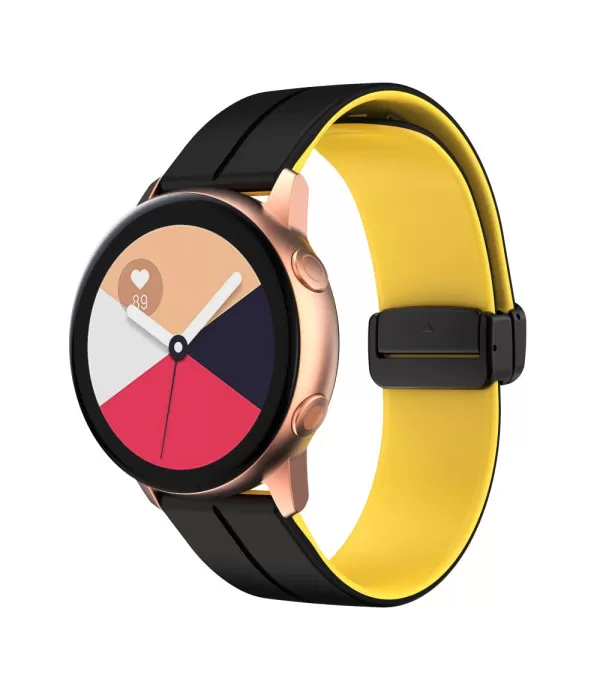 Silikonski remen Dual Color Magnet za Samsung Galaxy Watch3 45 mm / Huawei Watch GT2/GT3 22mm