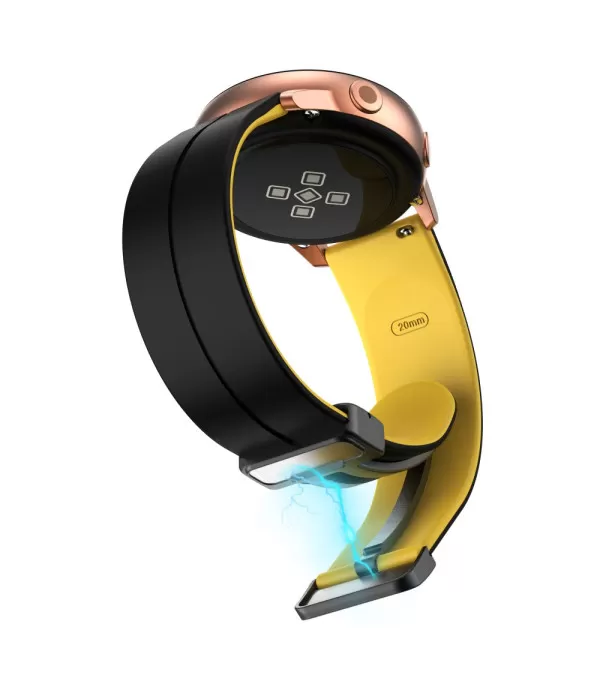 Silikonski remen Dual Color Magnet za Samsung Galaxy Watch3 45 mm / Huawei Watch GT2/GT3 22mm