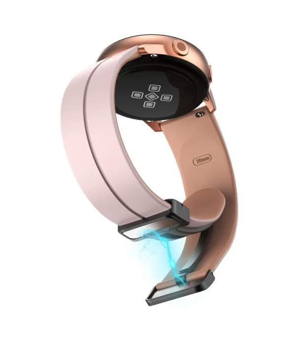 Silikonski remen Dual Color Magnet za Samsung Galaxy Watch3 45 mm / Huawei Watch GT2/GT3 22mm