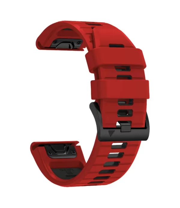 Dual Color ilikonski remen s brzom kopčom sat Garmin Fenix 8 51mm, 7X, Fenix 6X, Fenix 5x 26mm
