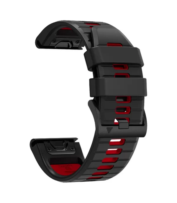Dual Color silikonski remen s brzom kopčom sat Garmin Fenix 8 51mm, 7X, Fenix 6X, Fenix 5x 26mm