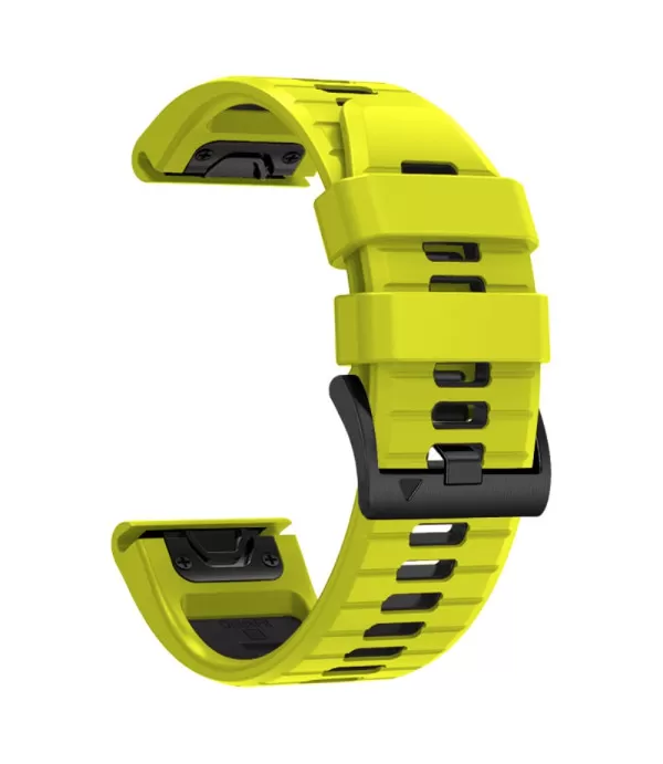 Dual Color silikonski remen s brzom kopčom sat Garmin Fenix 8 51mm, 7X, Fenix 6X, Fenix 5x 26mm