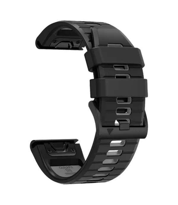 Dual Color silikonski remen s brzom kopčom sat Garmin Fenix 8, Fenix 7, Fenix 6, Fenix 5 22mm
