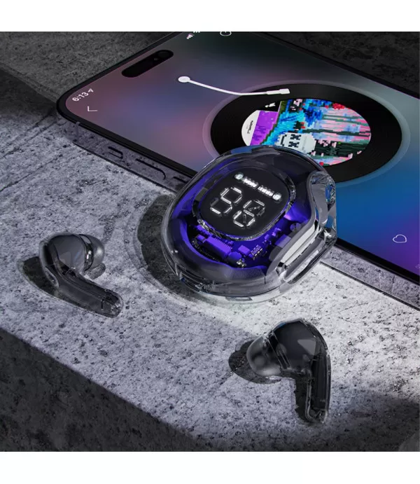 Bežične slušalice Acefast T8 s Bluetooth 5.3 i LED zaslonom