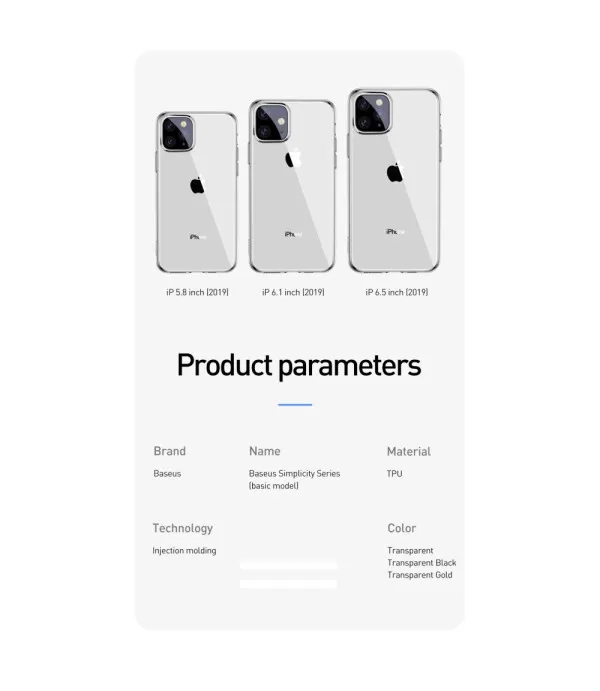 Baseus silikonska zaštitna maska Apple iPhone 11