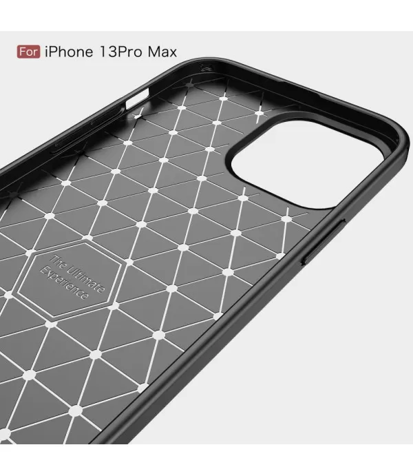 Carbon Brush silikonska zaštitna maskica Apple iPhone 13 Pro Max