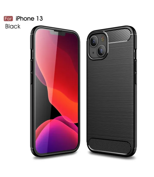 Carbon Brush silikonska zaštitna maskica Apple iPhone 13 6.1"