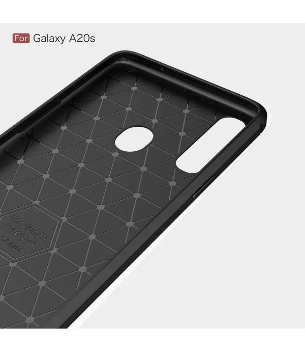 Carbon Brush silikonska zaštitna maskica Samsung Galaxy A20s