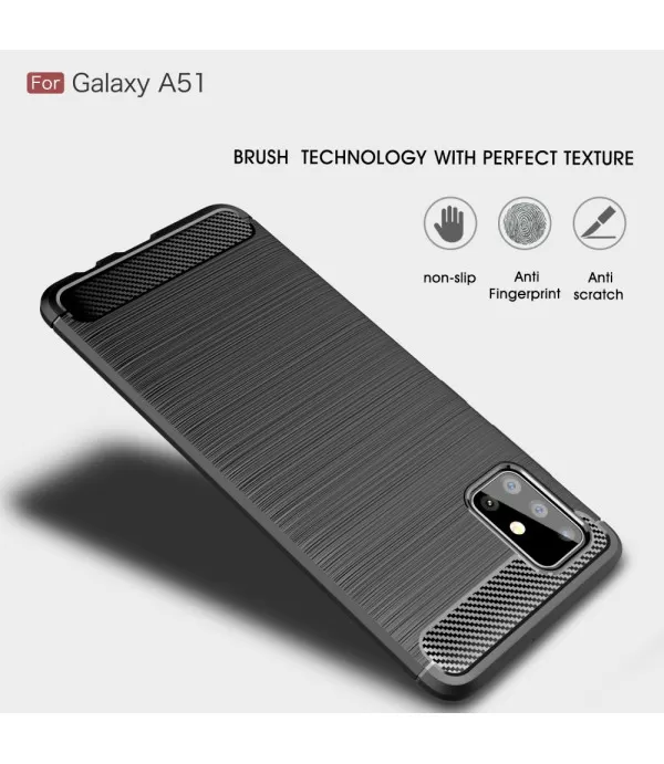 Carbon brush silikonska zaštitna maska Samsung Galaxy A51