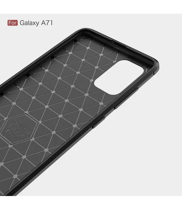 Silikonska Carbon zaštitna maska Samsung Galaxy A71