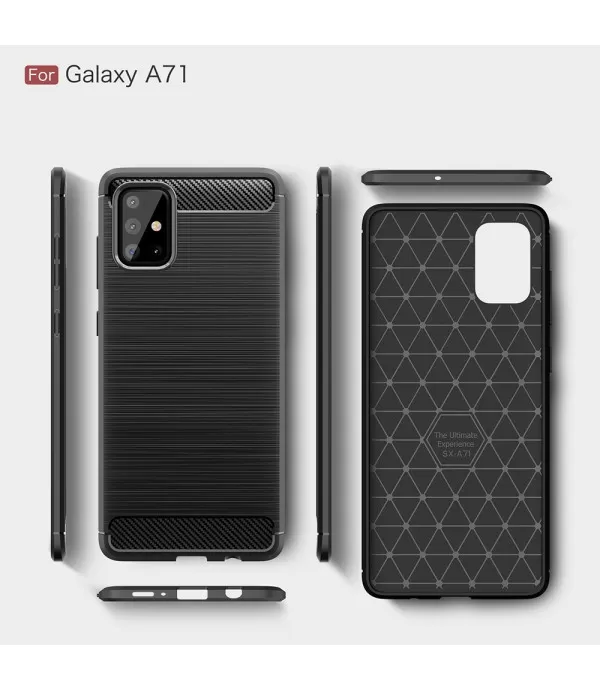 Silikonska Carbon zaštitna maska Samsung Galaxy A71