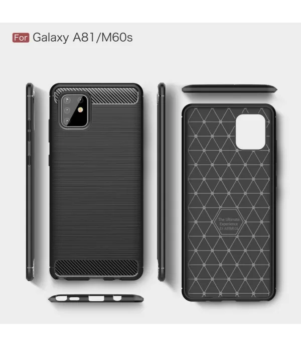 Carbon brush silikonska zaštitna maska Samsung Galaxy Note 10 Lite 2020