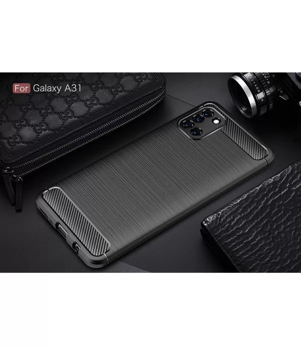 Carbon Brush silikonska zaštitna maska Samsung Galaxy A31