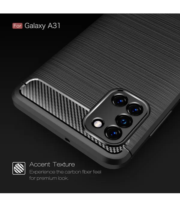 Carbon Brush silikonska zaštitna maska Samsung Galaxy A31
