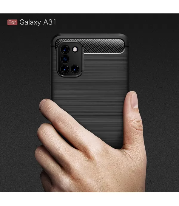 Carbon Brush silikonska zaštitna maska Samsung Galaxy A31