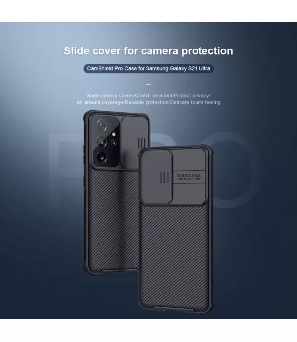 NILLKIN CamShield silikonska zaštitna maskica Samsung Galaxy S21 Ultra