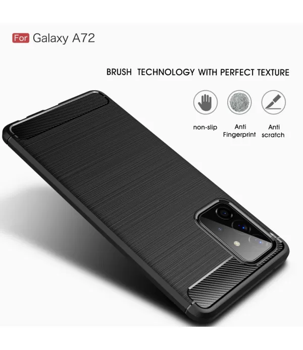 Carbon Brush siliokonska zaštitna maska Samsung Galaxy A72