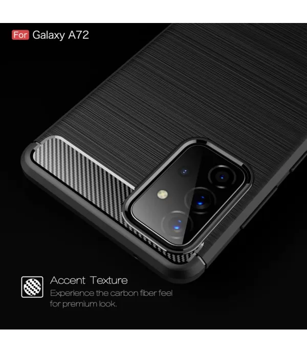 Carbon Brush siliokonska zaštitna maska Samsung Galaxy A72