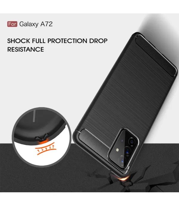 Carbon Brush siliokonska zaštitna maska Samsung Galaxy A72