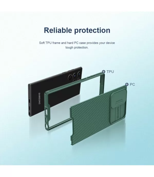 NILLKIN CamShield silikonska zaštitna maskica Samsung Galaxy S22 Ultra