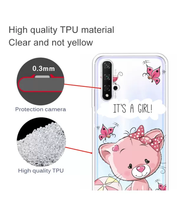 Make up silikonska zaštitna maska Huawei Nova 5T - Honor 20