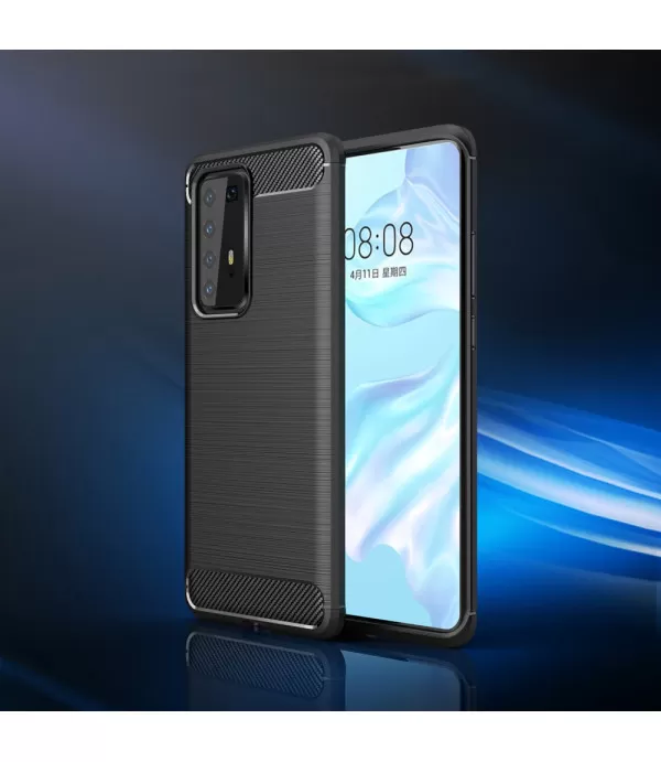 Carbon Brush silikonska zaštitna maska Huawei P40 Pro