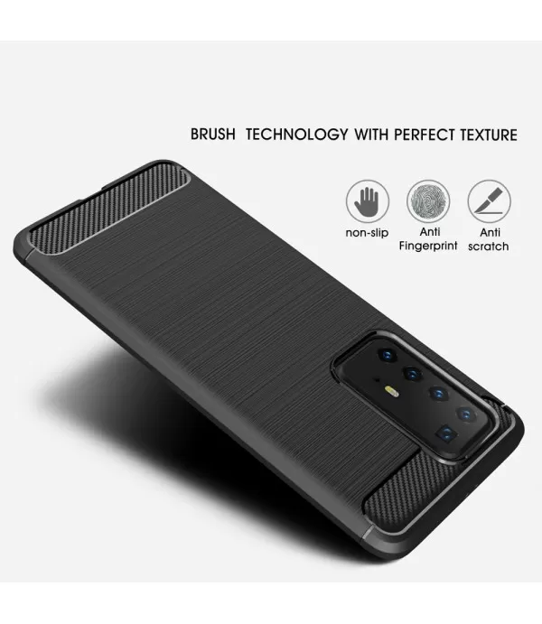 Carbon Brush silikonska zaštitna maska Huawei P40 Pro